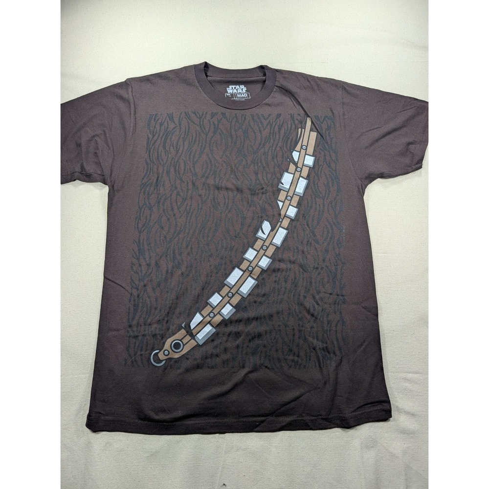 Star Wars Large Chewbacca T-Shirt Chewie Bandolier Strap - Halloween Costume NEW